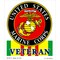 United States Marine Corps U.S. Marines Vietnam Veteran Sticker 4" x 3.5"